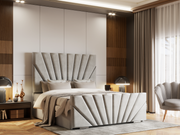 Hana Symmetrical Line Design Bed Frame With Optional Storage