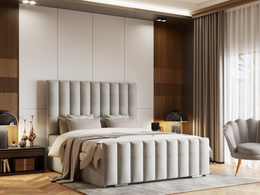 Kendal Panel Line Bed Frame With Optional Storage